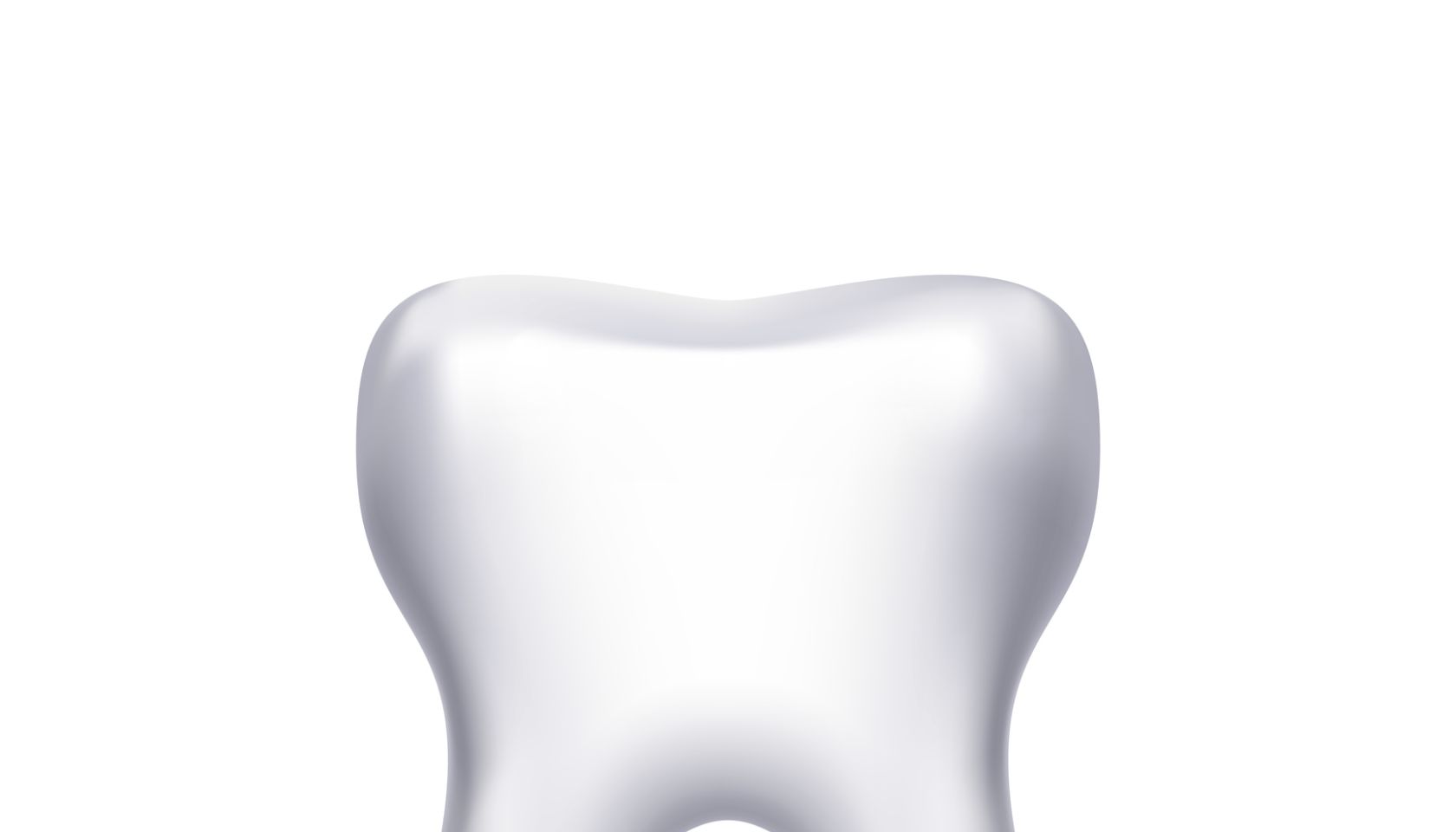 Tooth vector illustration. Realistic tooth. Illustration of a human tooth
