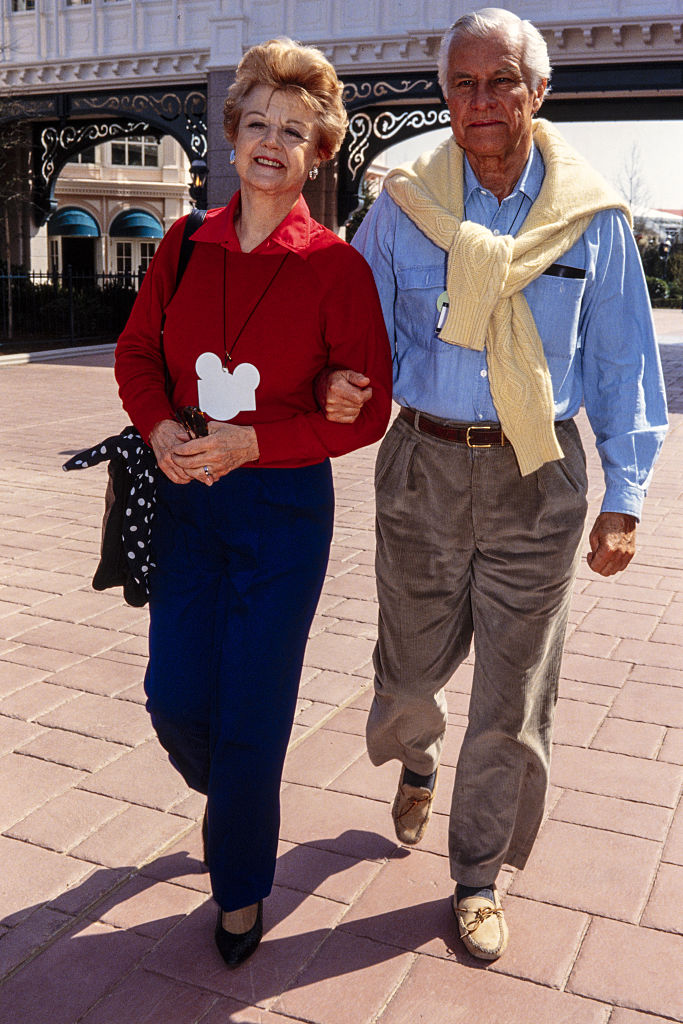Angela Lansbury et son mari en 1992
